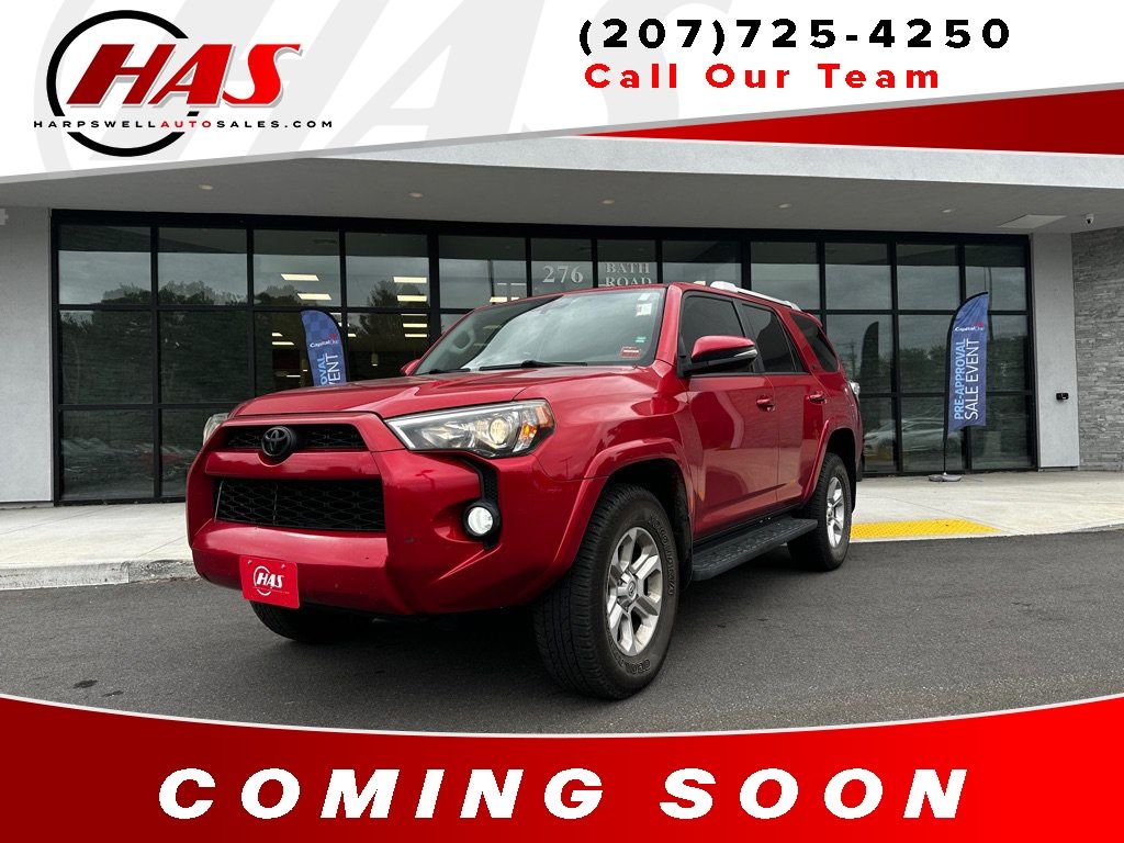 Barcelona Red Metallic 2017 Toyota 4Runner SUV / Crossover Four-Wheel Drive 5-Speed Automatic Overdrive