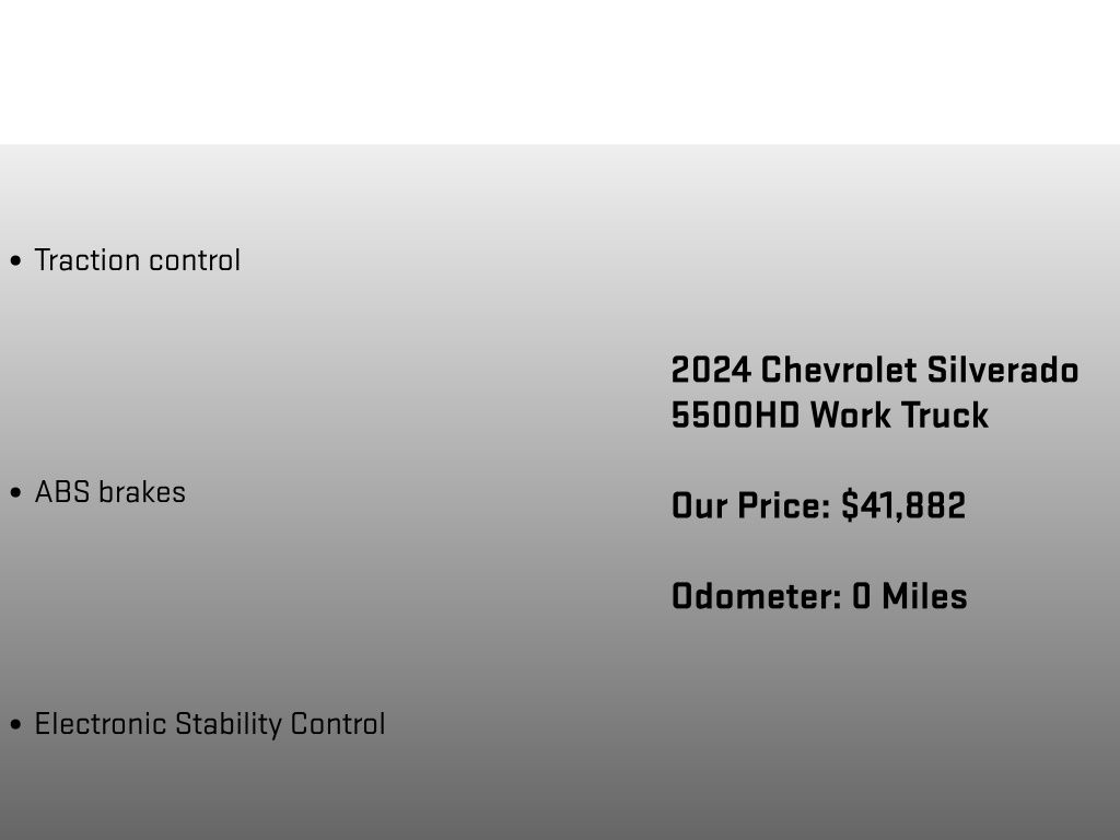 2024 Chevrolet Silverado 5500HD Work Truck - 5