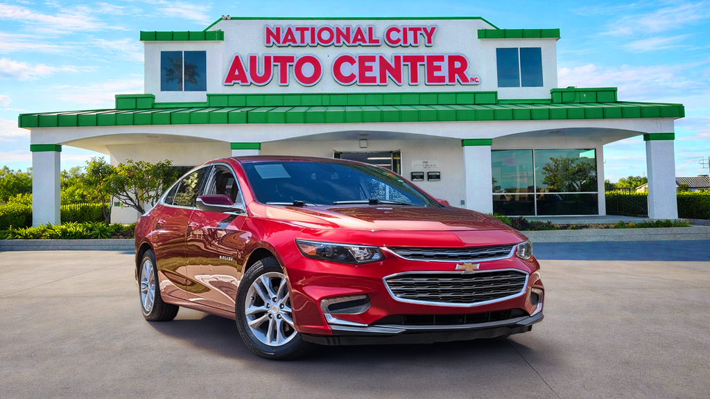 Cajun Red Tintcoat 2018 Chevrolet Malibu Sedan Front-Wheel Drive 6-Speed Automatic