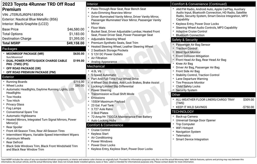 Used 2023 Toyota 4Runner SUV