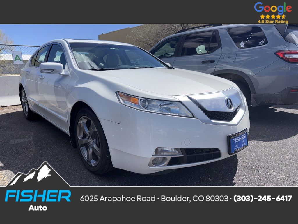 White 2011 Acura TL SH-AWD with Technology Package Sedan All-Wheel Drive 5-Speed Automatic