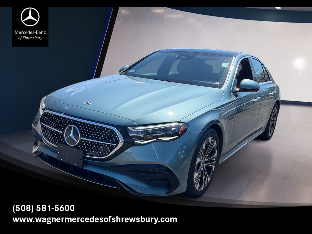Verde Silver Metallic 2025 Mercedes-Benz E-Class Sedan All-Wheel Drive 9-Speed Automatic