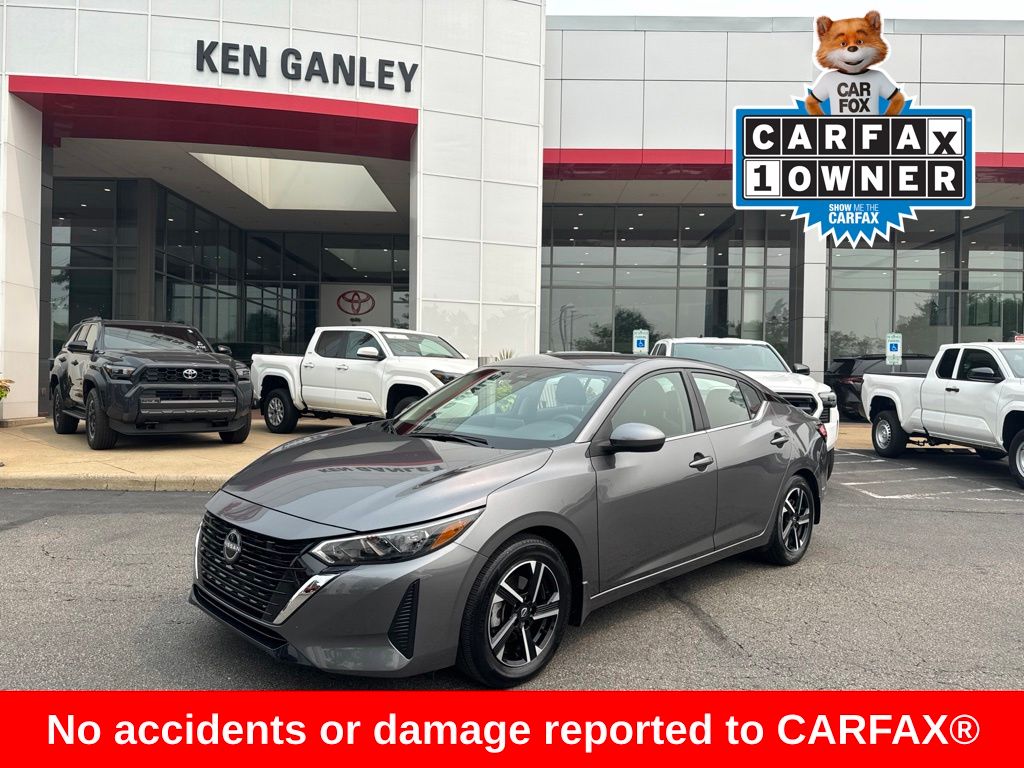 Gray (Gun Metallic) 2025 Nissan Sentra Sedan Front-Wheel Drive Continuously Variable Transmission