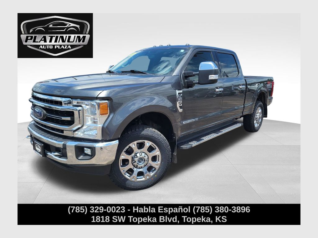 Stone Gray Metallic 2020 Ford F-250 Super Duty Lariat Crew Cab 4WD Pickup Truck Four-Wheel Drive Automatic