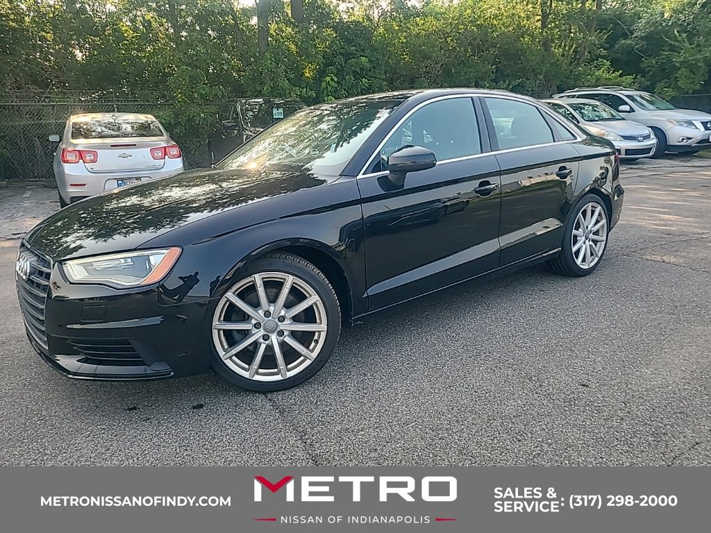 Black Metallic 2015 Audi A3 Sedan All-Wheel Drive 6-Speed Automatic