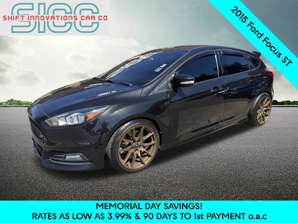 Tuxedo Black 2015 Ford Focus ST Hatchback Front-Wheel Drive 6-Speed Manual