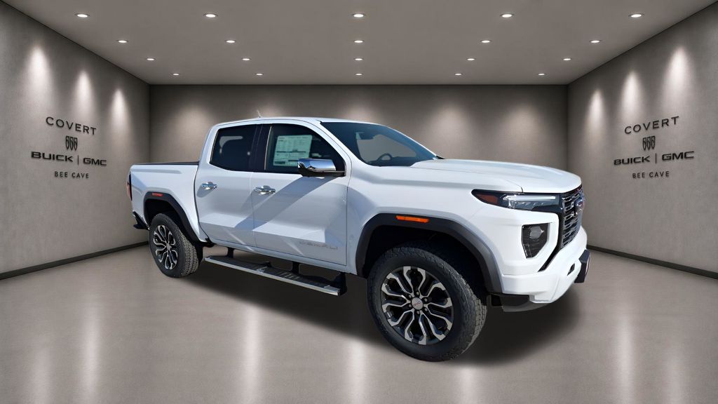 Summit White 2026 GMC Canyon Denali Crew Cab 4WD Pickup Truck Four-Wheel Drive 8-Speed Automatic