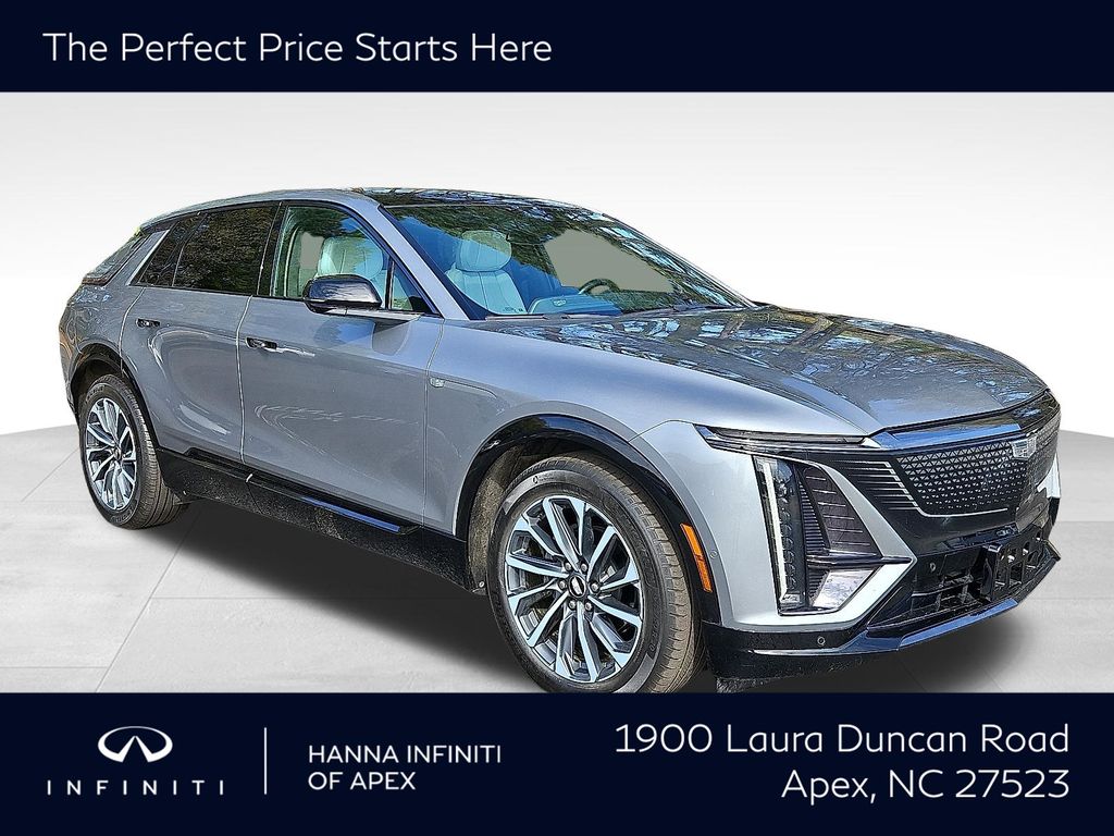 Argent Silver Metallic 2024 Cadillac LYRIQ Sport 1 AWD SUV / Crossover All-Wheel Drive 1-Speed Automatic