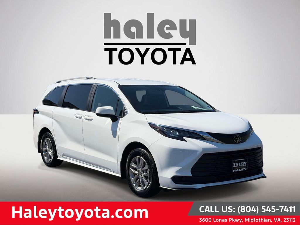Ice Cap 2026 Toyota Sienna Minivan Front-Wheel Drive Continuously Variable Transmission