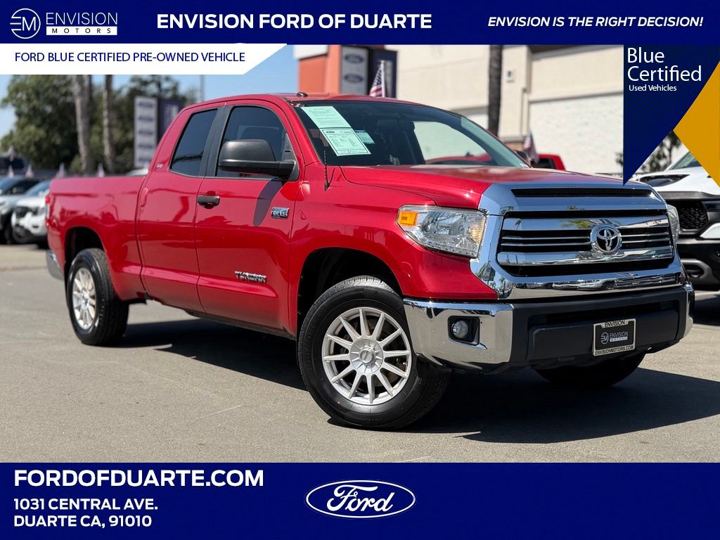 Barcelona Red Metallic 2017 Toyota Tundra Pickup Truck 4X2 6-Speed Automatic Overdrive