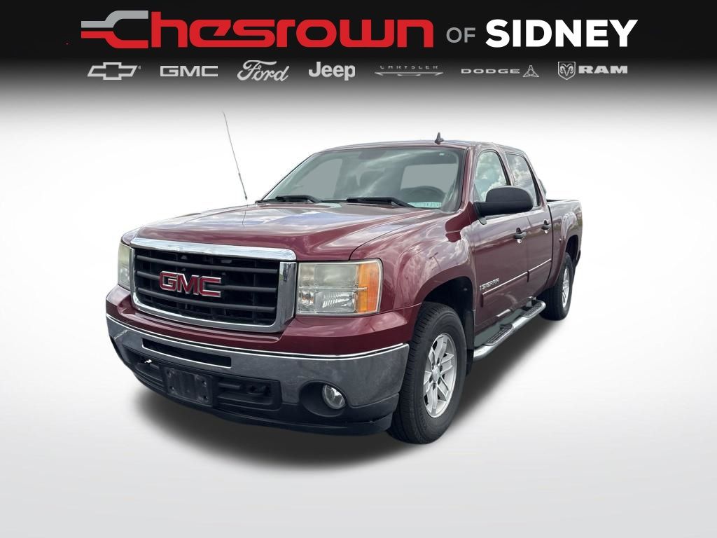 Sonoma Red Metallic 2009 GMC Sierra 1500 SLE Crew Cab 4WD Pickup Truck Four-Wheel Drive 6-Speed Automatic