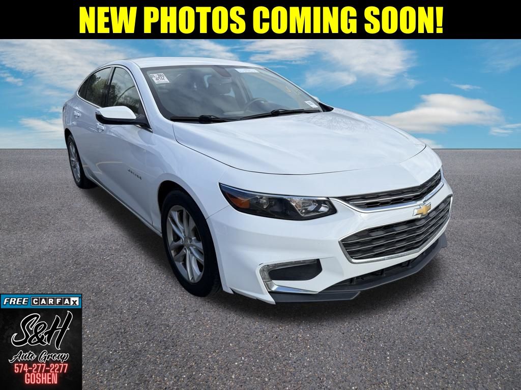 Summit White 2017 Chevrolet Malibu LT FWD Sedan Front-Wheel Drive 6-Speed Automatic