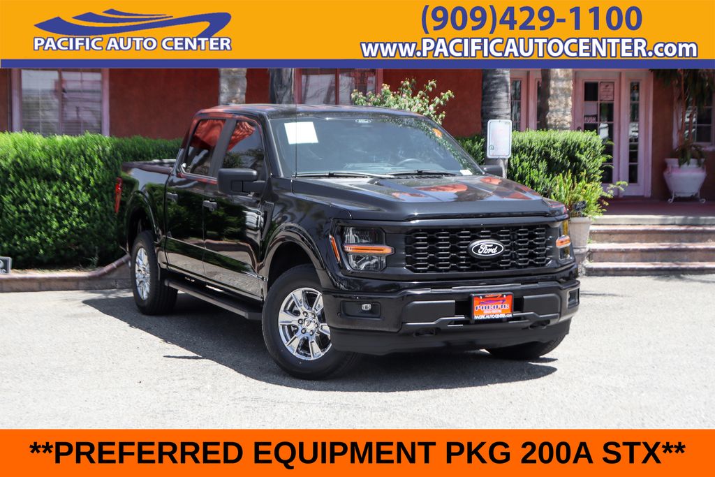 Black Metallic 2024 Ford F-150 Pickup Truck Four-Wheel Drive Automatic