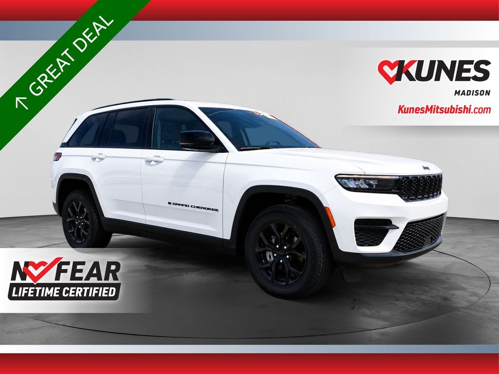 Bright White Clearcoat 2024 Jeep Grand Cherokee SUV / Crossover Four-Wheel Drive 8-Speed Automatic