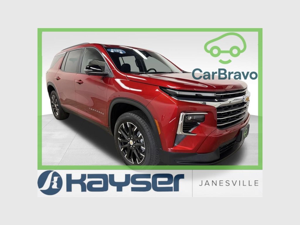 Radiant Red Tintcoat 2025 Chevrolet Traverse SUV / Crossover Four-Wheel Drive 8-Speed Automatic
