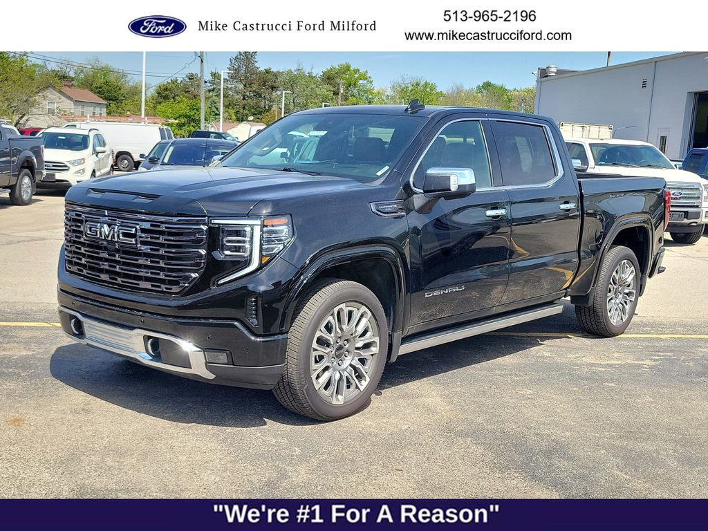 Onyx Black 2026 GMC Sierra 1500 Denali Ultimate Crew Cab 4WD Pickup Truck Four-Wheel Drive Automatic