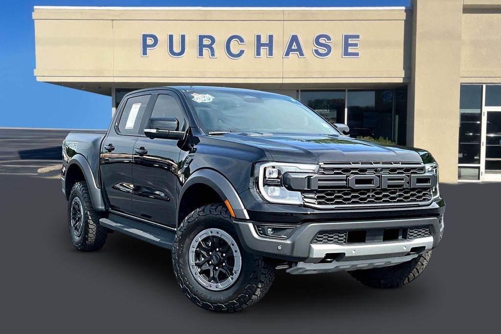 Shadow Black 2025 Ford Ranger Pickup Truck Four-Wheel Drive Automatic
