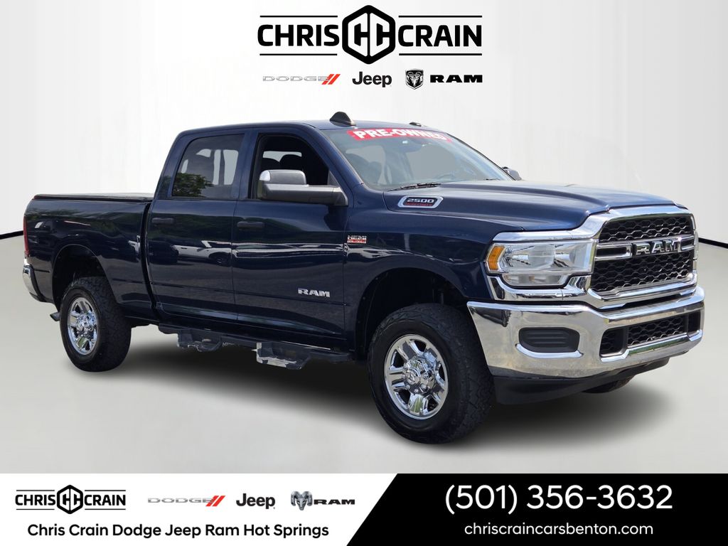 Patriot Blue Pearlcoat 2022 RAM 2500 Tradesman Crew Cab 4WD Pickup Truck Four-Wheel Drive 8-Speed Automatic