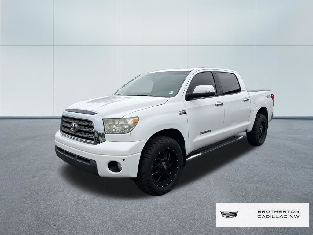 Super White 2008 Toyota Tundra Pickup Truck Four-Wheel Drive 6-Speed Automatic