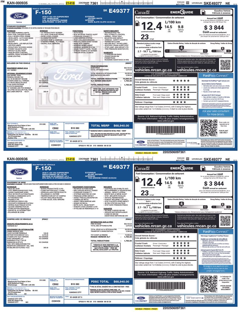 Used 2025 Ford F-150 Truck