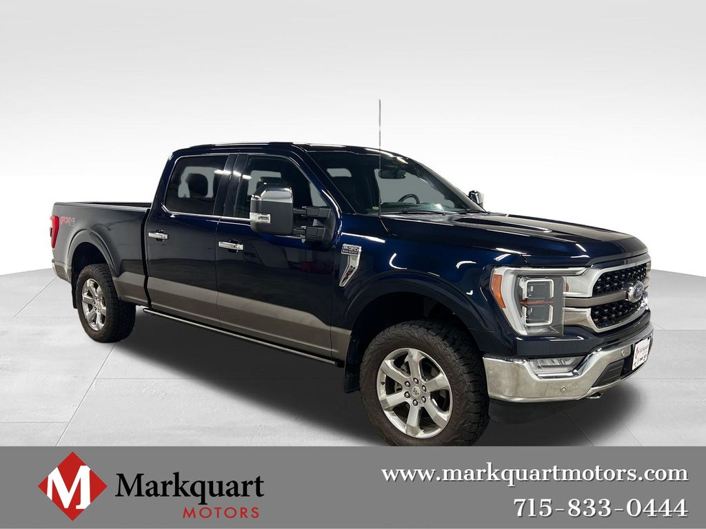 Brown 2022 Ford F-150 Pickup Truck Four-Wheel Drive Automatic