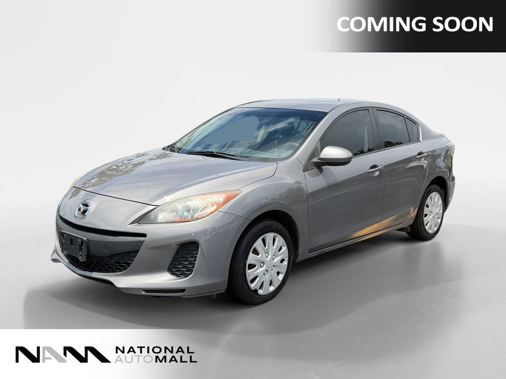 Gray 2013 Mazda MAZDA3 i Sport Sedan Front-Wheel Drive 6-Speed Automatic