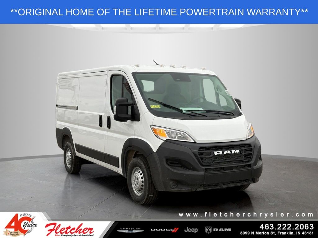 Bright White Clearcoat 2026 RAM ProMaster Van Front-Wheel Drive 9-Speed Automatic