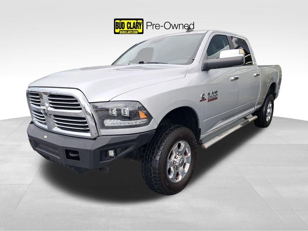 Bright Silver Metallic Clearcoat 2017 RAM 2500 Big Horn Crew Cab 4WD Pickup Truck Four-Wheel Drive 6-Speed Automatic