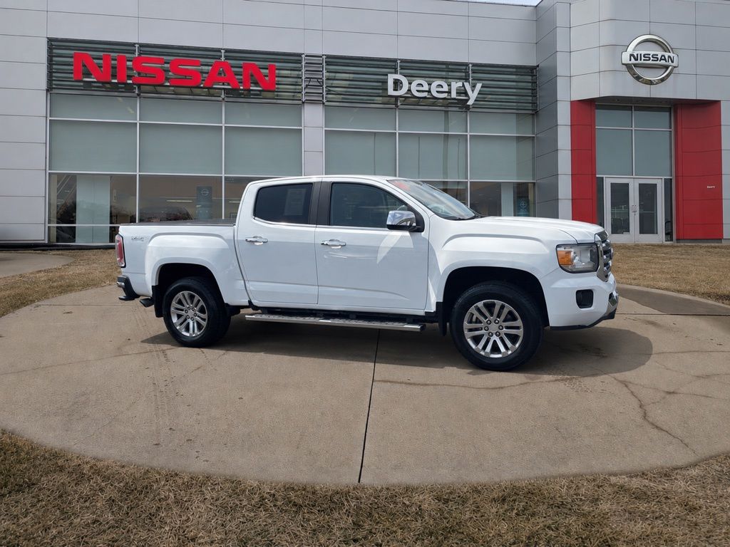 Summit White 2018 GMC Canyon Pickup Truck Four-Wheel Drive 8-Speed Automatic