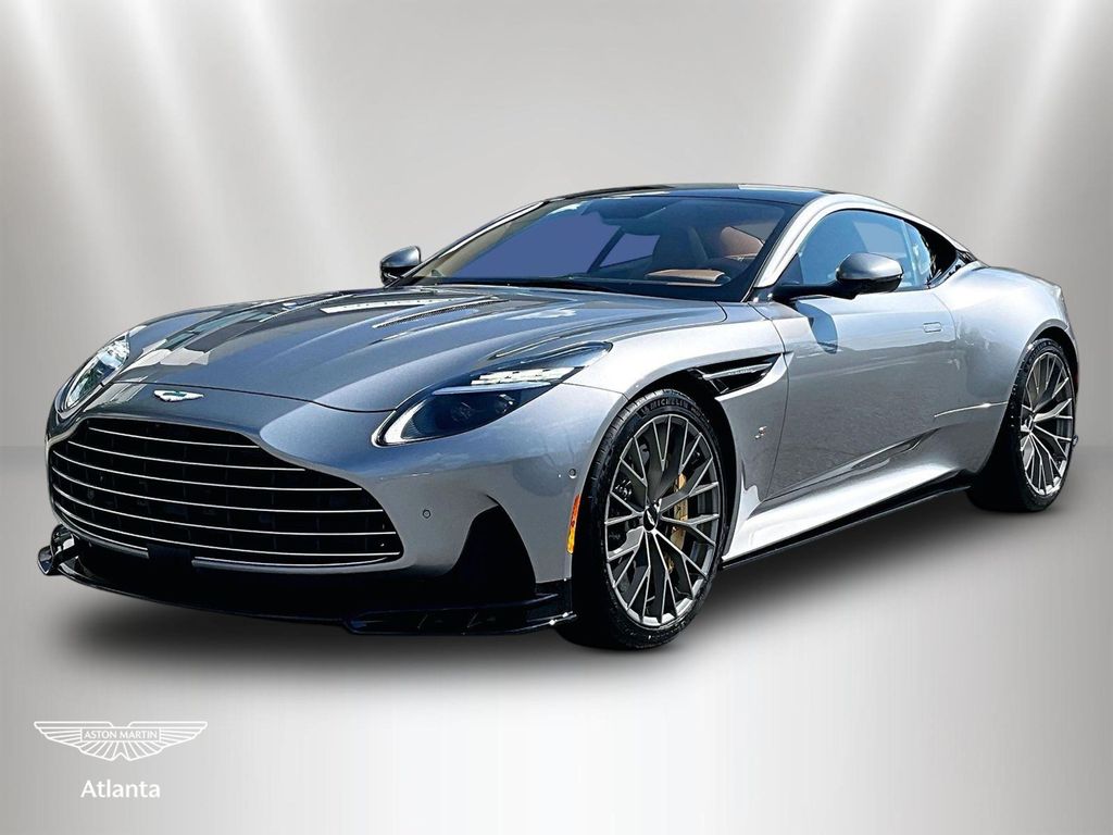 Aluminite Silver 2026 Aston Martin DB12 Coupe Rear-Wheel Drive 8-Speed Automatic