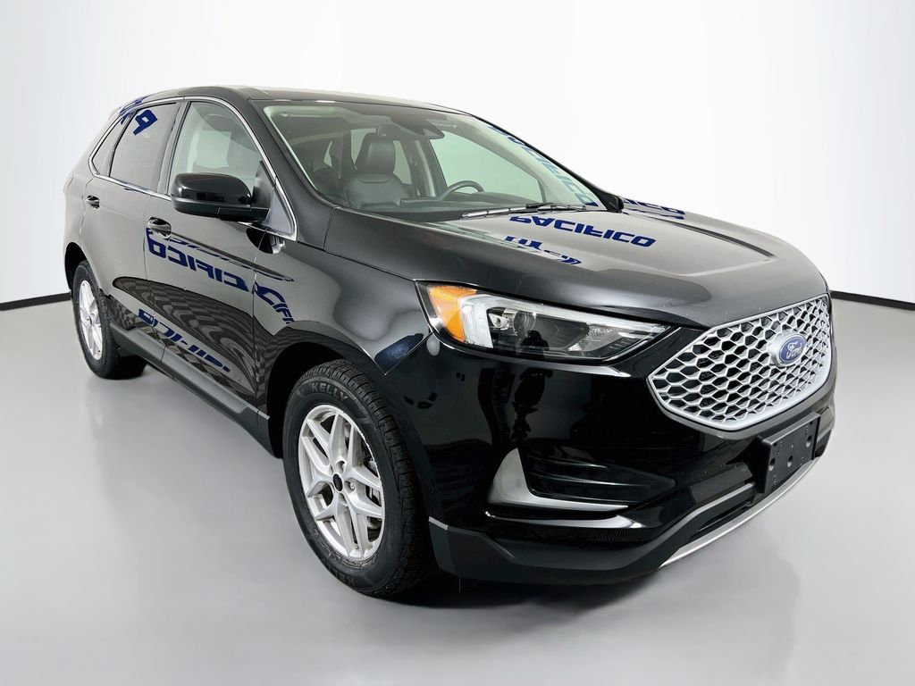 Black Metallic 2024 Ford Edge SUV / Crossover All-Wheel Drive 8-Speed Automatic