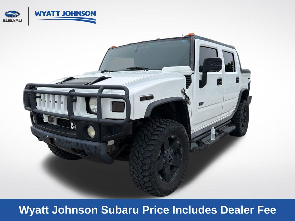 Birch White 2007 Hummer H2 SUT SUV / Crossover Four-Wheel Drive 4-Speed Automatic Overdrive