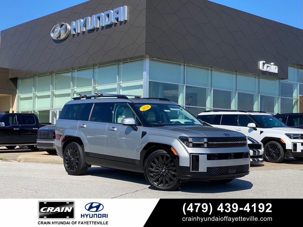 Shimmering Silver 2024 Hyundai Santa Fe SUV / Crossover All-Wheel Drive Automatic