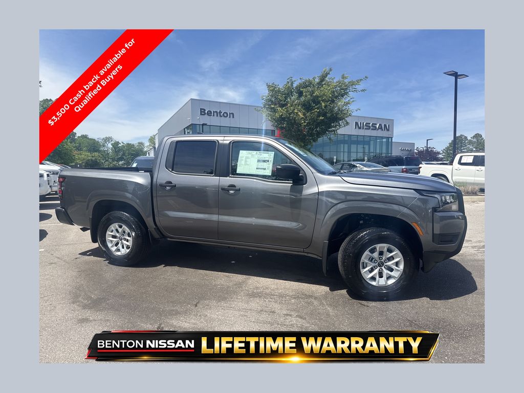 Gray (Gun Metallic) 2026 Nissan Frontier Pickup Truck Four-Wheel Drive 9-Speed Automatic Overdrive