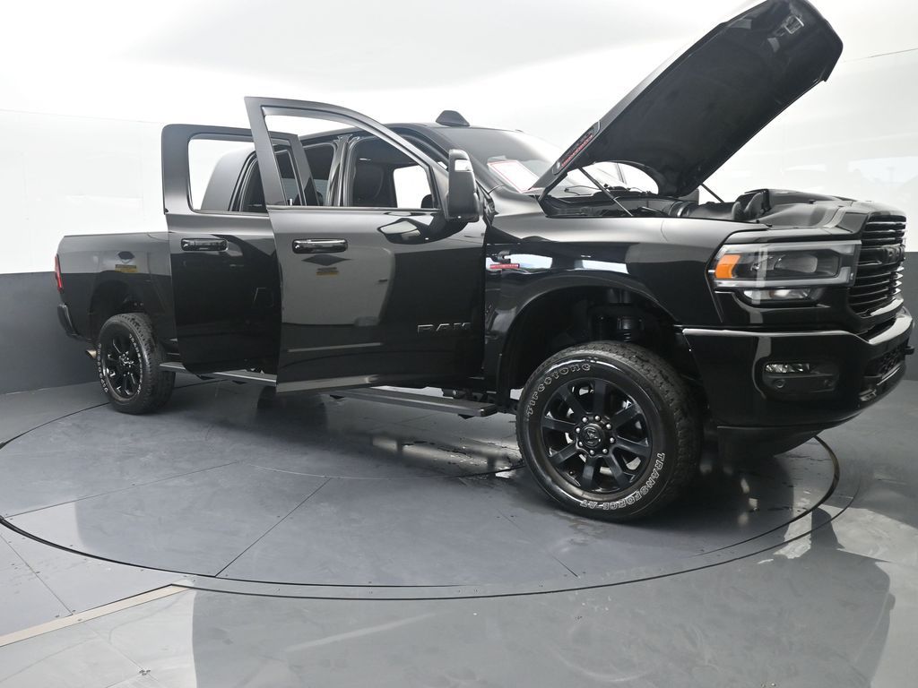 Used 2024 Diamond Black Crystal Pearlcoat Ram Laramie image 78