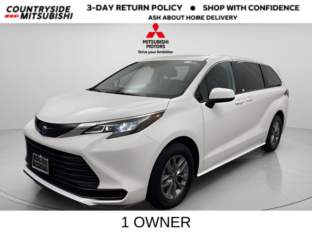 Ice Cap 2024 Toyota Sienna LE 8-Passenger FWD Minivan Front-Wheel Drive Continuously Variable Transmission