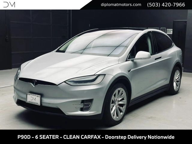 Silver 2016 Tesla Model X SUV / Crossover All-Wheel Drive 1-Speed Automatic