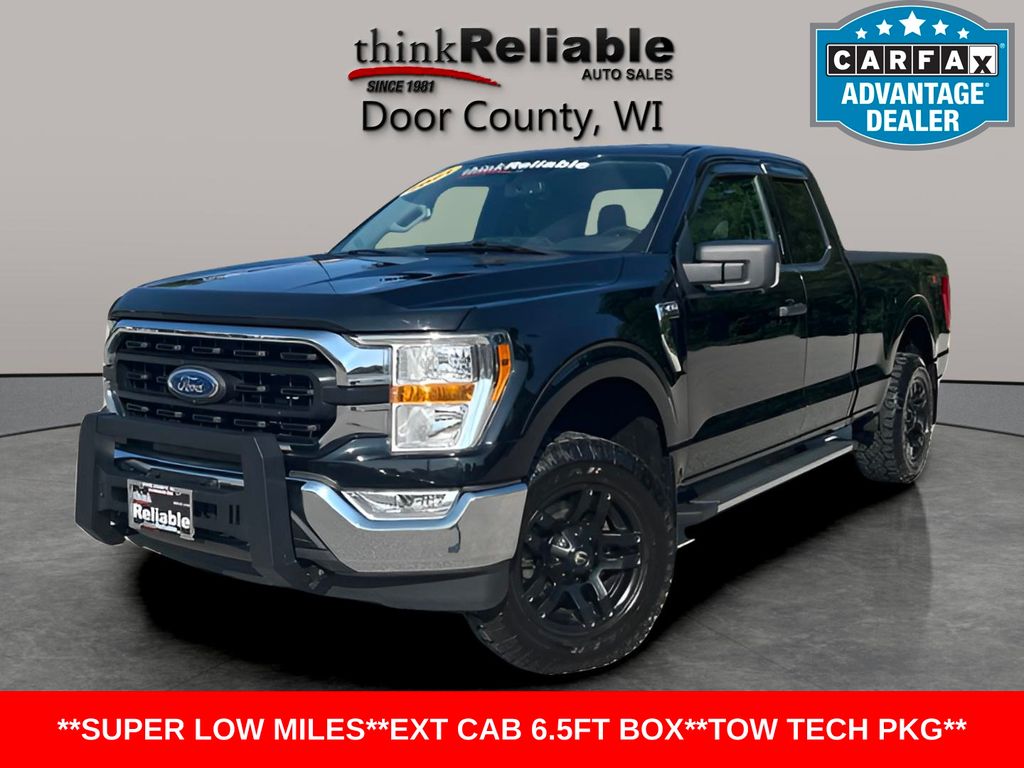 Agate Black Metallic 2021 Ford F-150 Pickup Truck Four-Wheel Drive Automatic