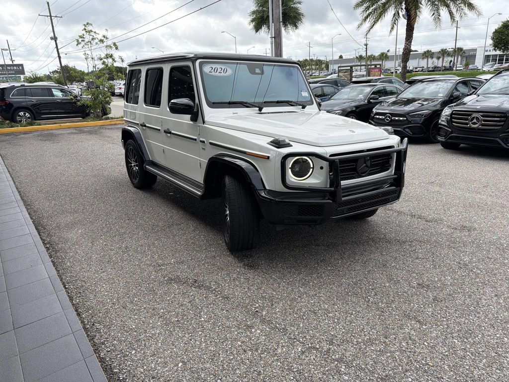 designo Diamond White Metallic 2020 Mercedes-Benz G-Class G 550 4MATIC SUV / Crossover All-Wheel Drive 9-Speed Automatic