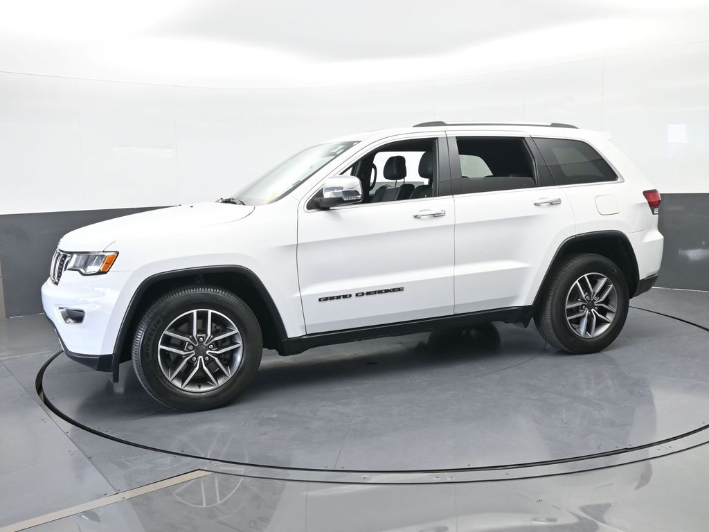 Used 2021 Bright White Clearcoat Jeep Limited image 2