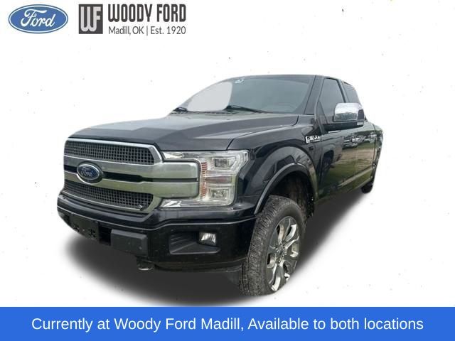 Black Metallic 2020 Ford F-150 Platinum SuperCrew 4WD Pickup Truck Four-Wheel Drive Automatic