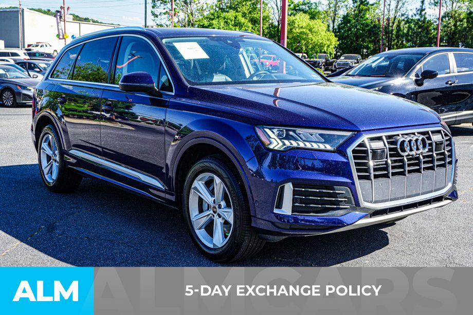 Used 2024 Blue Audi 45 Premium Plus image 4