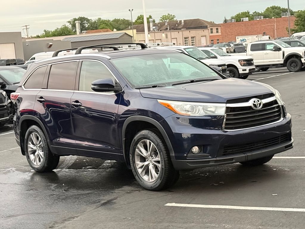 Nautical Blue Metallic 2015 Toyota Highlander SUV / Crossover Front-Wheel Drive 6-Speed Automatic Overdrive