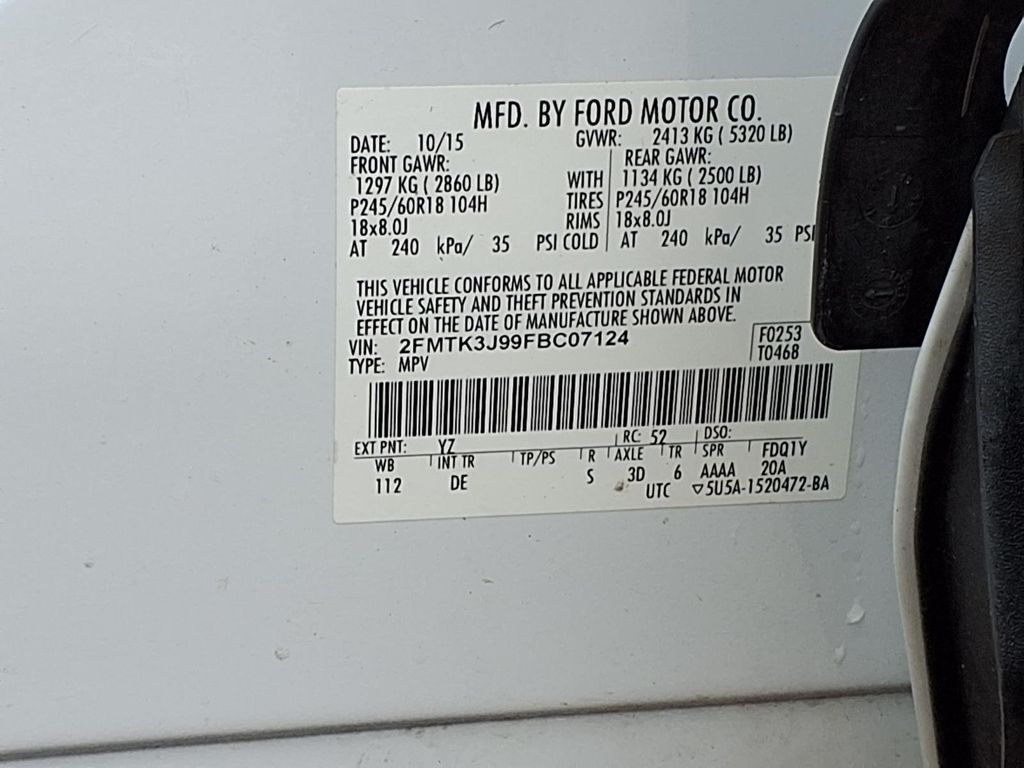 2015 Ford Edge SEL White at Autostrade