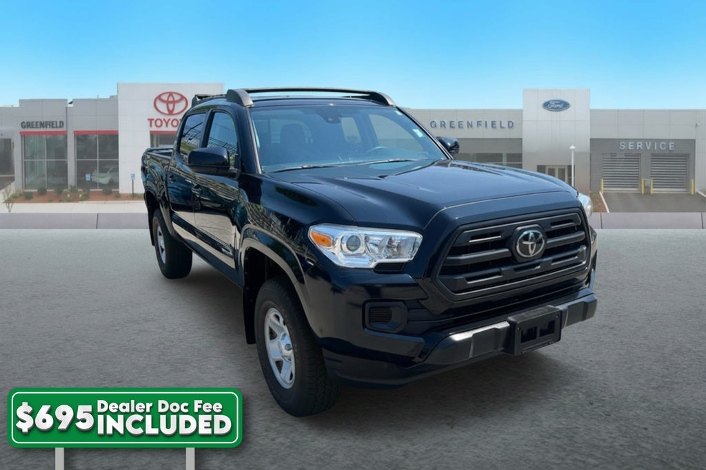 Midnight Black Metallic 2019 Toyota Tacoma Pickup Truck Four-Wheel Drive 6-Speed Automatic