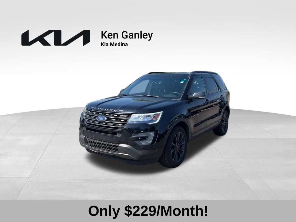 Shadow Black 2017 Ford Explorer XLT AWD SUV / Crossover All-Wheel Drive 6-Speed Automatic