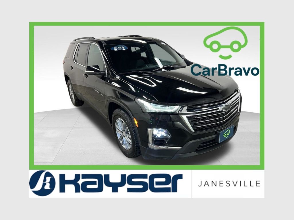 Mosaic Black Metallic 2023 Chevrolet Traverse SUV / Crossover Four-Wheel Drive 9-Speed Automatic
