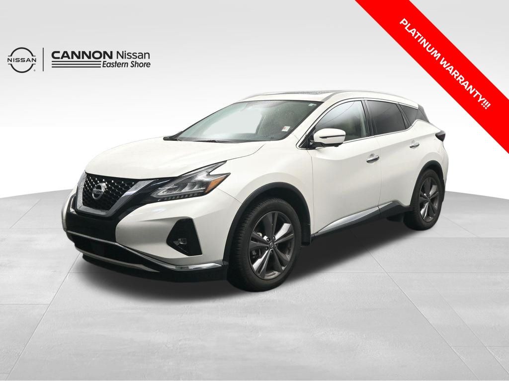 Pearl White Tricoat 2020 Nissan Murano SUV / Crossover Front-Wheel Drive Continuously Variable Transmission