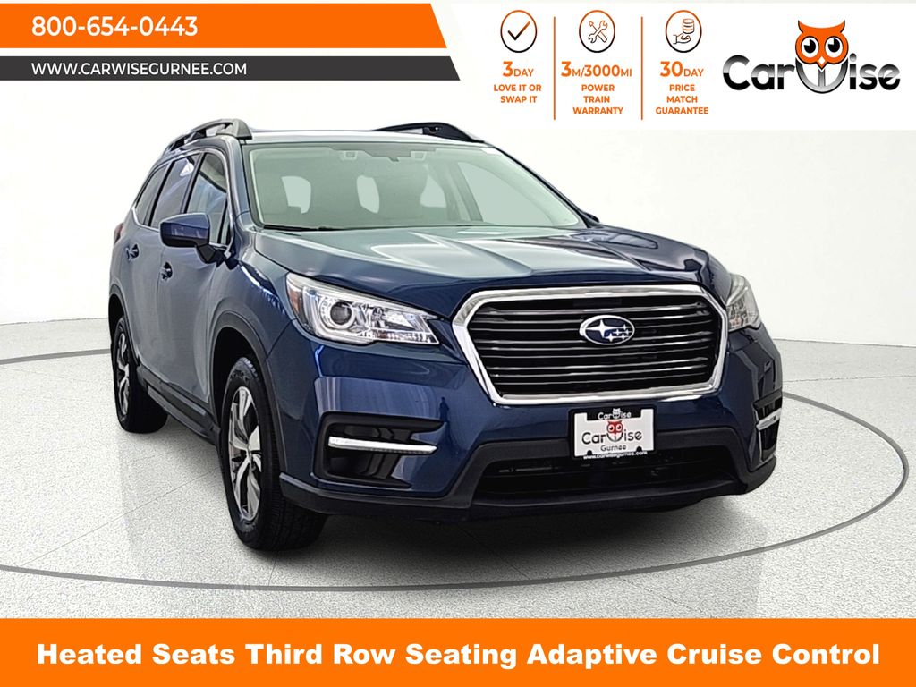 Abyss Blue Pearl 2019 Subaru Ascent Premium 8-Passenger AWD SUV / Crossover All-Wheel Drive Continuously Variable Transmission