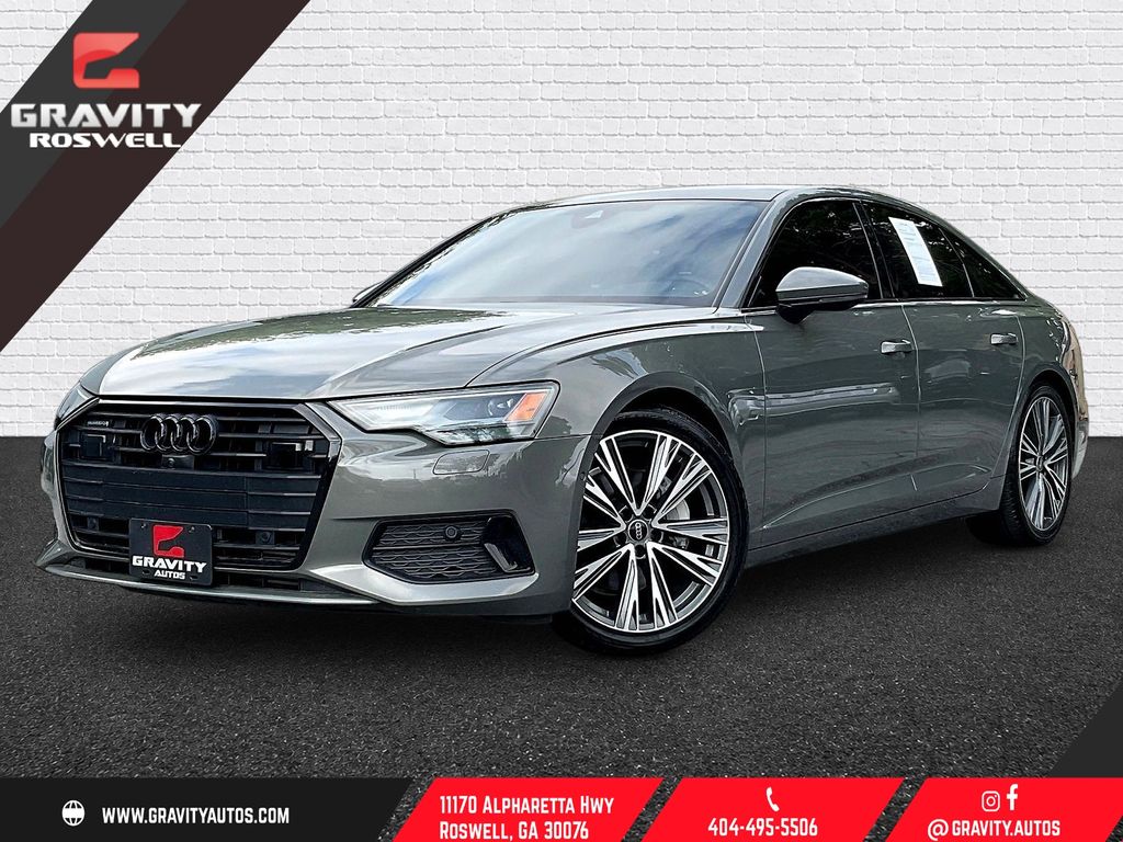 Gray Metallic 2023 Audi A6 Sedan All-Wheel Drive 7-Speed Automatic